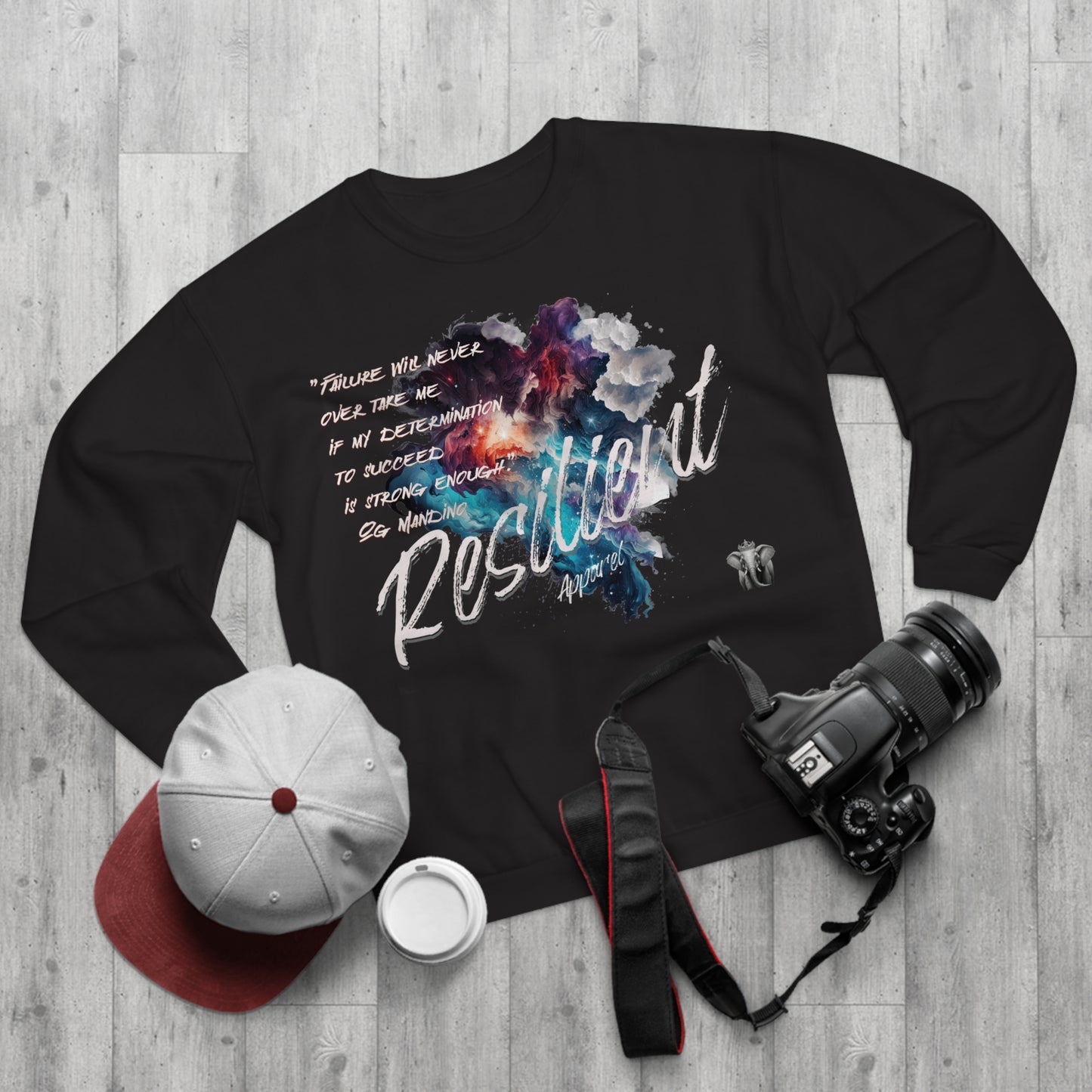 Resilient apparel design #2 Unisex Crew Neck Sweatshirt