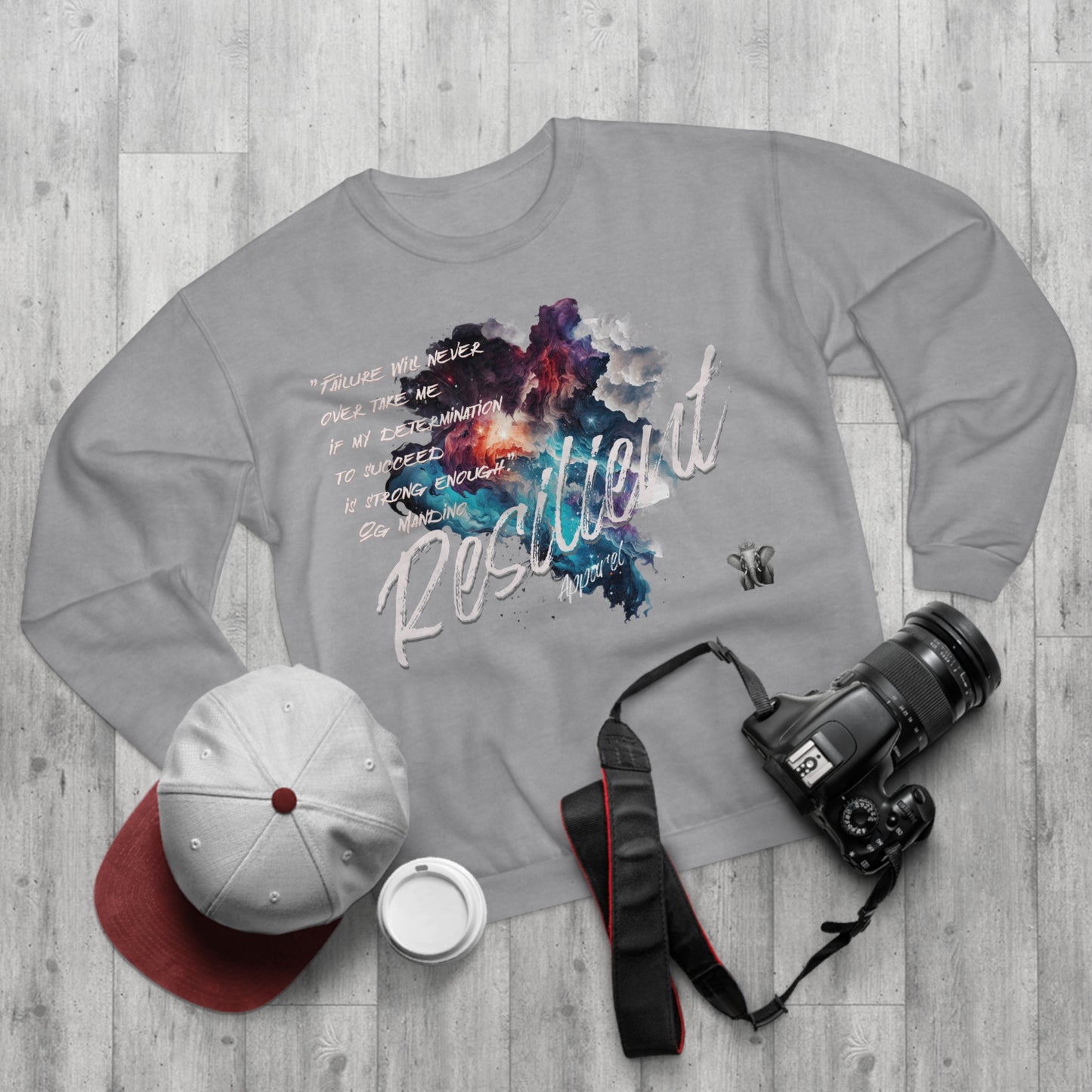 Resilient apparel design #2 Unisex Crew Neck Sweatshirt