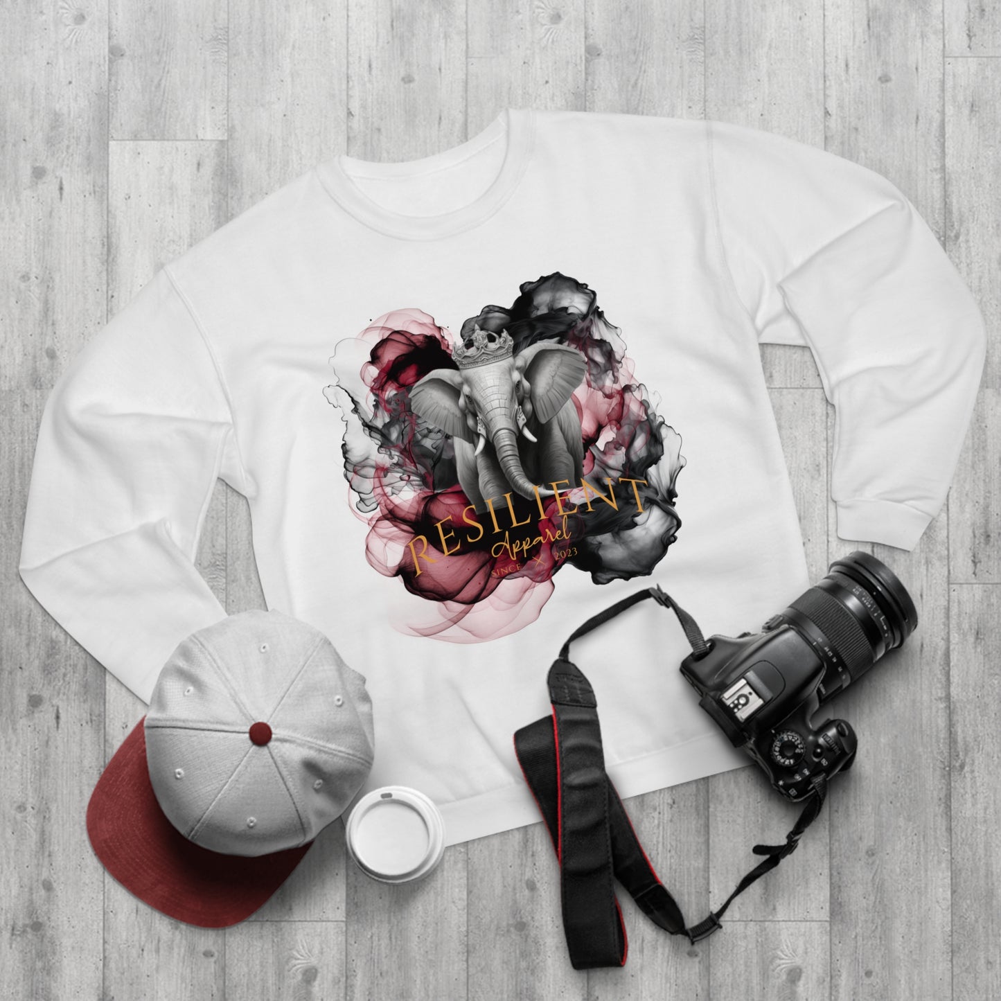 Resilient apparel design #1 Unisex Crew Neck Sweatshirt