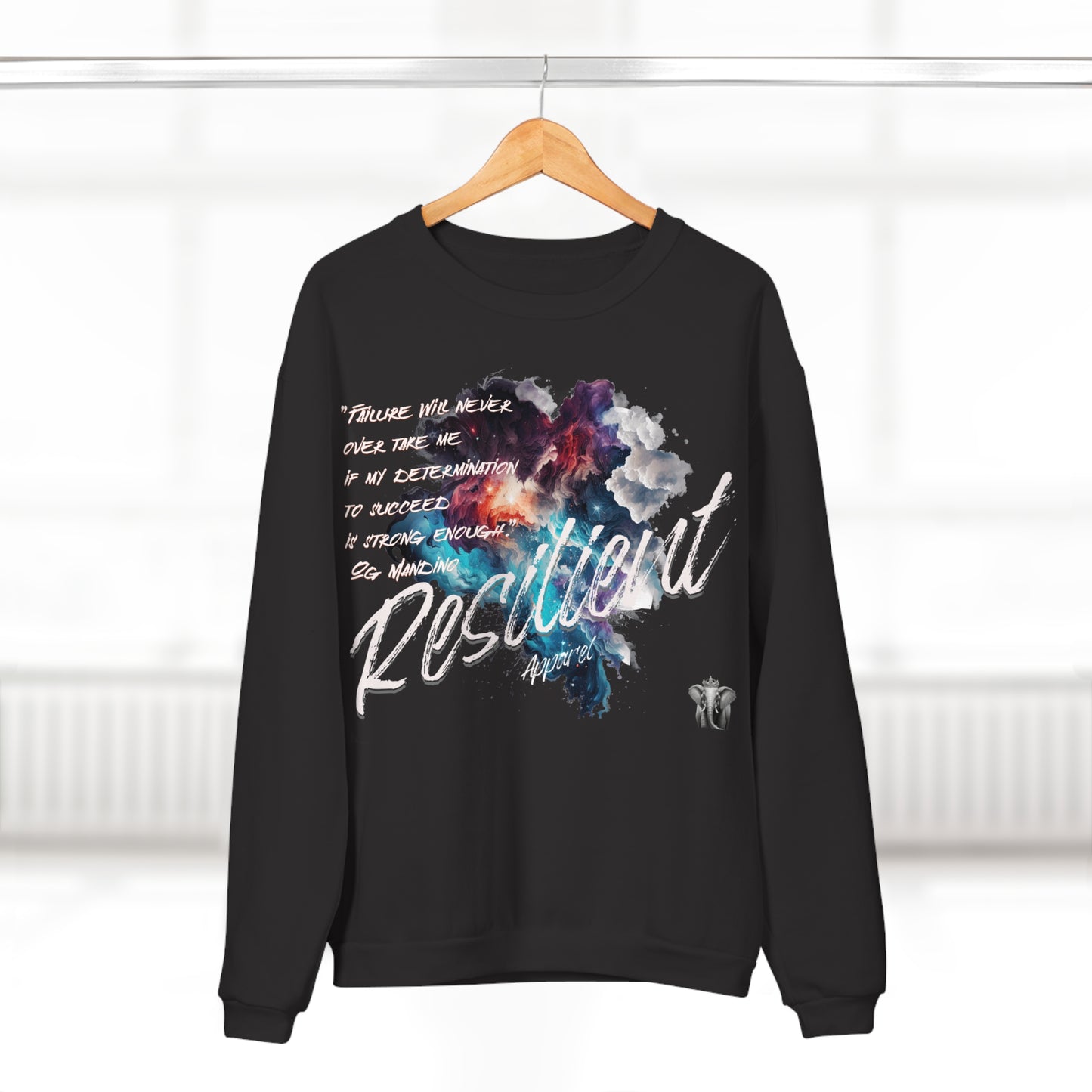 Resilient apparel design #2 Unisex Crew Neck Sweatshirt