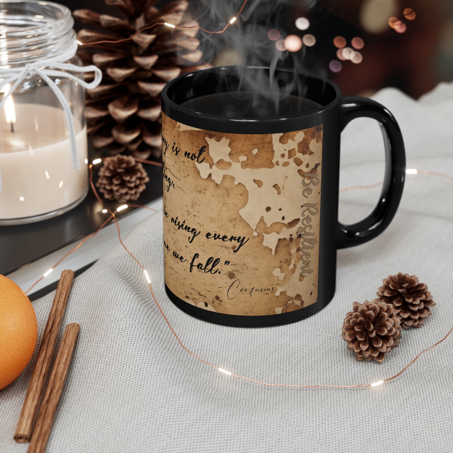 11oz Black Mug