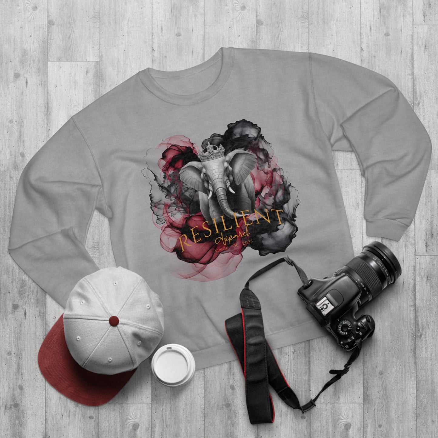 Resilient apparel design #1 Unisex Crew Neck Sweatshirt