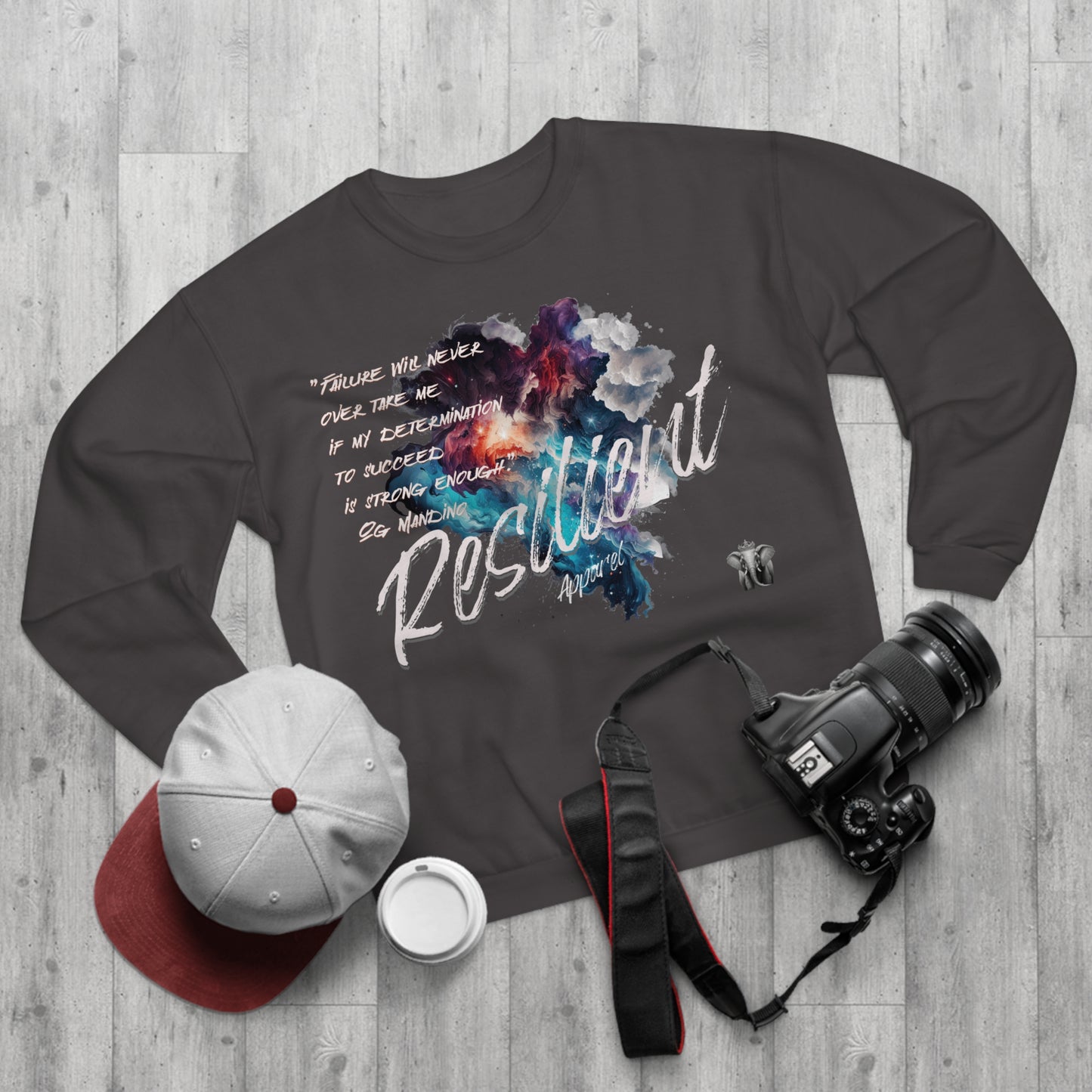 Resilient apparel design #2 Unisex Crew Neck Sweatshirt