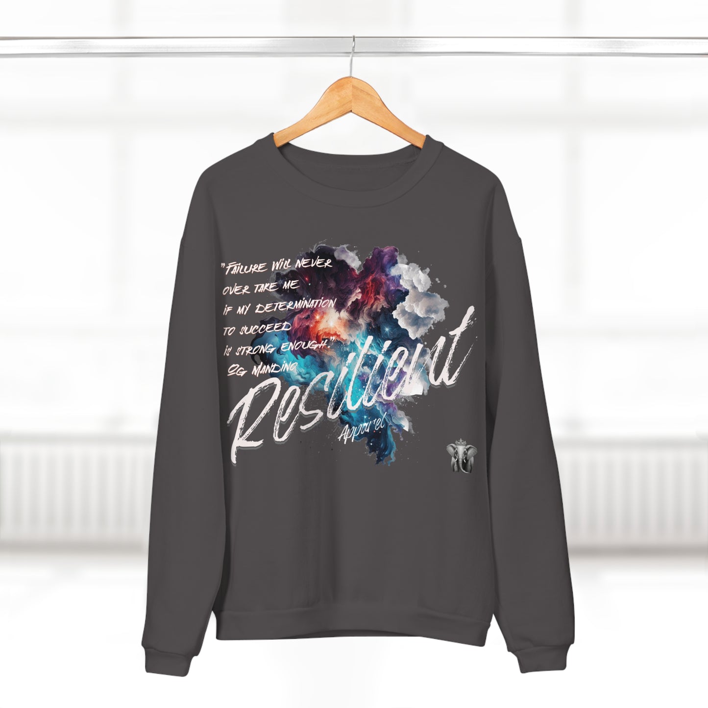 Resilient apparel design #2 Unisex Crew Neck Sweatshirt