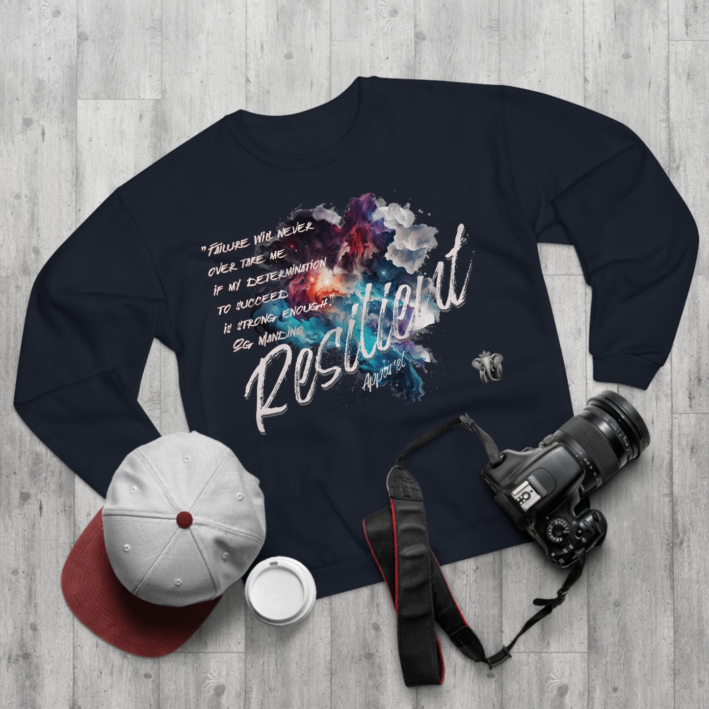 Resilient apparel design #2 Unisex Crew Neck Sweatshirt