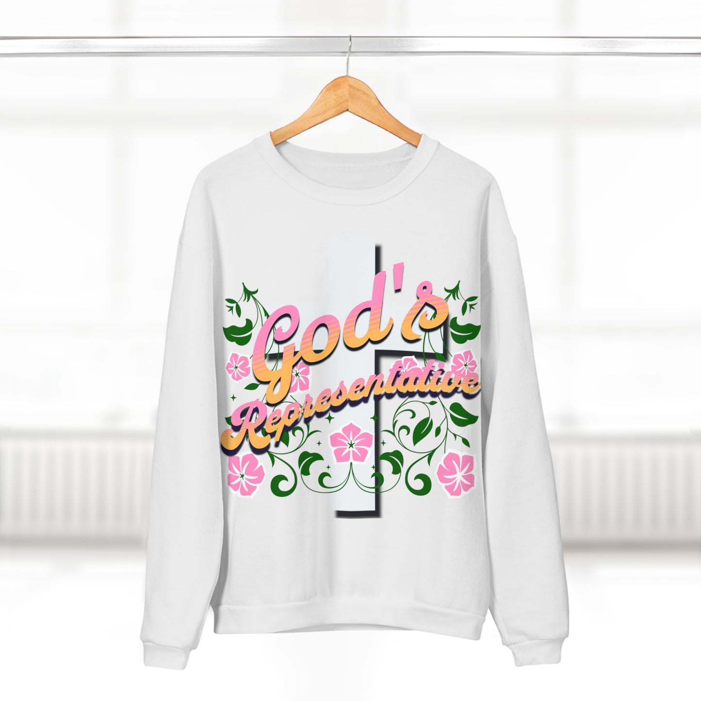 God Representative Unisex Crew Neck Sweatshirt